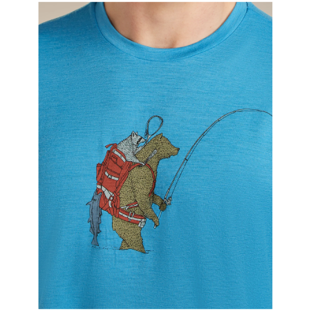 Функционална мъжка тениска Icebreaker Merino 150 Tech Lite SS Tee Bear Catch