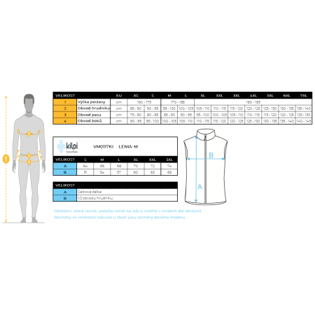 Мъжка жилетка Kilpi Lenia-M