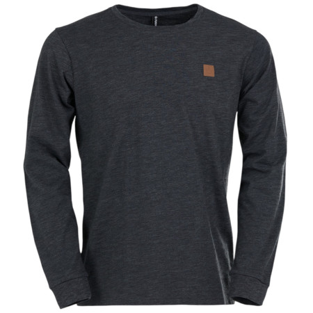 Функционална мъжка тениска Fundango Justin Longsleeve T-shirt черен black heather