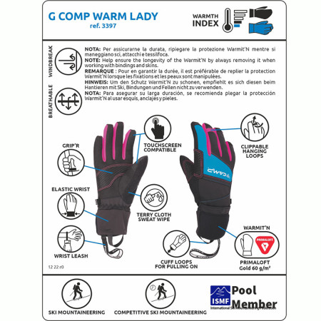 Ръкавици Camp G Comp Warm Lady