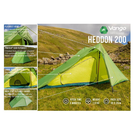 Свръх лека палатка Vango Heddon 200