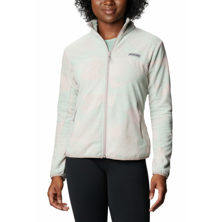 Дамски суитшърт Columbia Ali Peak Full Zip син/розов AquaToneCamo