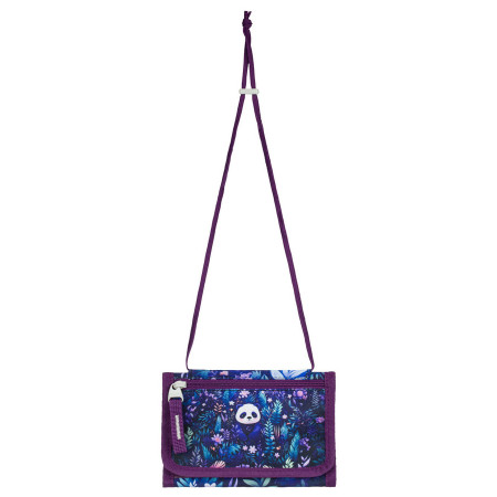 Портфейл Baagl Peněženka na krk лилав Jungle Panda