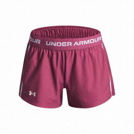 Детски къси панталони Under Armour G Tech Play Up Short-RED тъмно лилав/розов Red