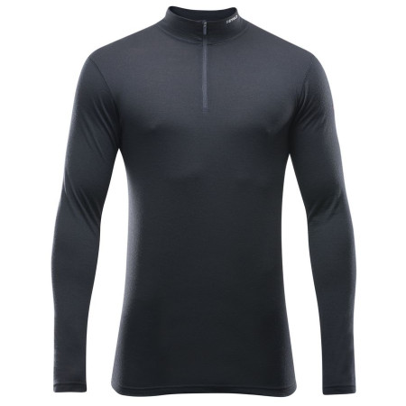 Мъжка тениска Devold Breeze Man Half Zip Neck черен Black