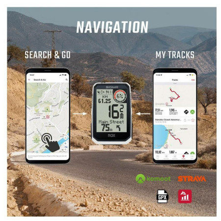 Велосипеден компютър Sigma ROX 4,0 Endurance