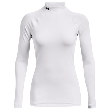 Дамска тениска Under Armour Authentics Mockneck бял