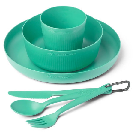 Комплект за храна Sea to Summit Camp Dinnerware Set - 6 pcs зелен Cabbage