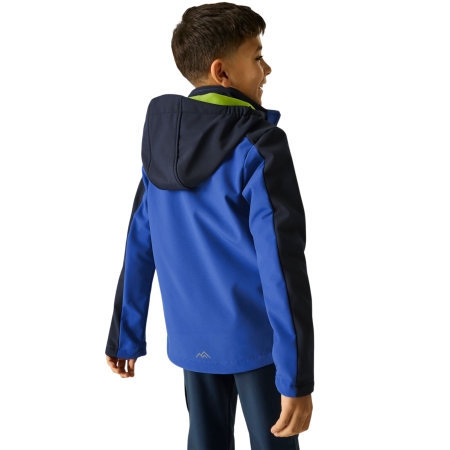 Детско софтшел яке Regatta Haydenbury Navy/Olympian Blue