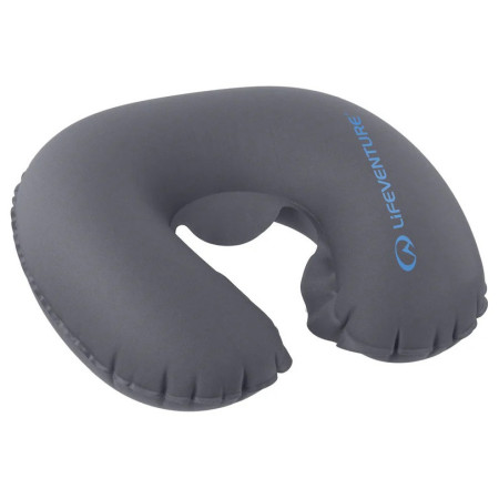 Възглавница за пътуване LifeVenture Inflatable Neck Pillow сив