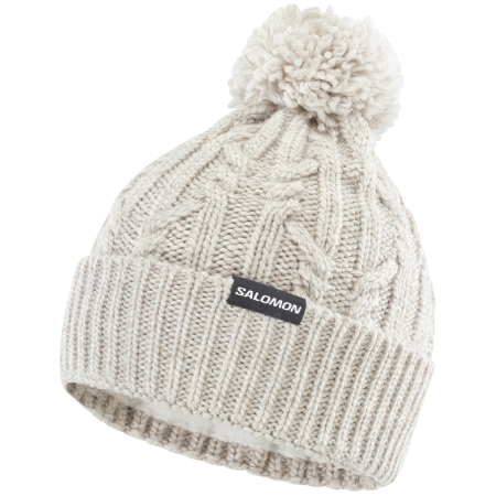 Шапка Salomon Ivy Beanie бял WHISPER WHITE
