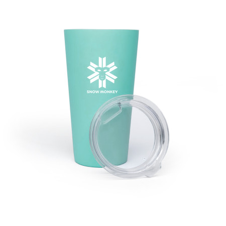 Термо чаша Snow Monkey Enjoyer 0,473l светло син mint