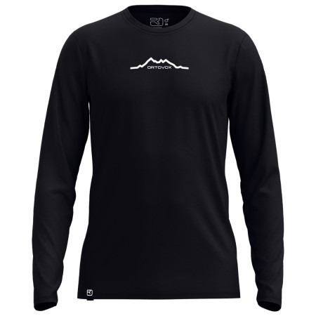 Мъжка тениска Ortovox 150 Cool Mountain Long sleeve черен Black Raven