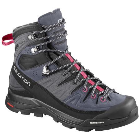 Дамски обувки Salomon X Alp High Ltr Gtx W сив/розов CrownBlue/Graphite/VirtualPink