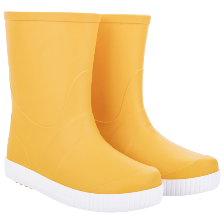 Детски гумени ботуши GoKids Wave 979 Yellow жълт ZOLTY 13155/BIALY