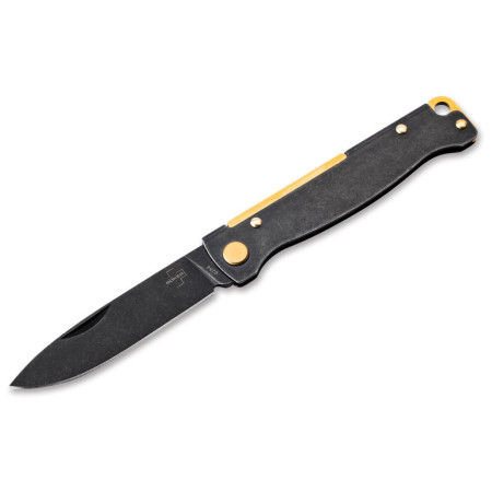 Сгъваем нож Boker Atlas Black Stonewash Copper черен