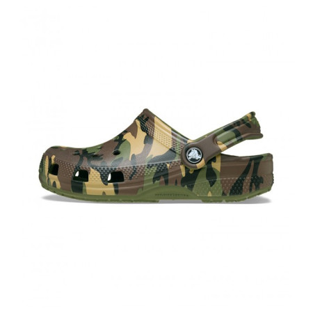 Детски чехли Crocs Classic Camouflage Clog Army Green/Multi