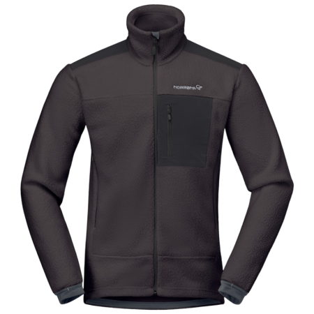 Мъжки суитшърт Norrona trollveggen warm3 Jacket тъмно сив Phantom