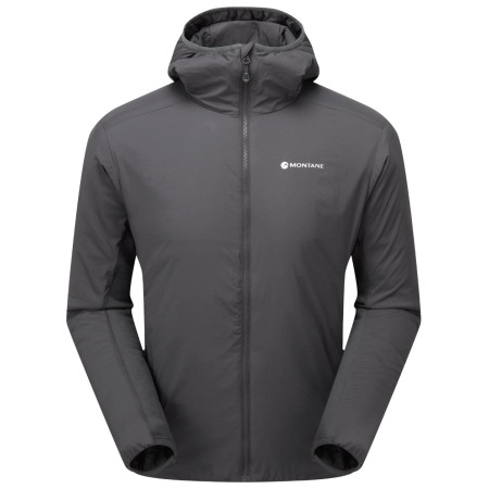 Мъжко зимно яке Montane Sirocco Hoodie сив MIDNIGHT GREY