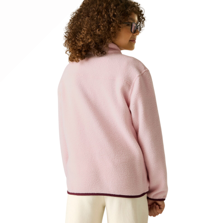 Детски функционален суитшърт Regatta Junior Frankie Warm Fleece Pink Haze/Fig