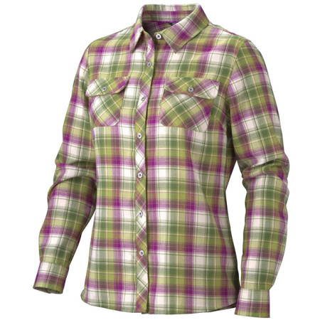 Дамска риза Marmot Megan Flannel LS зелен