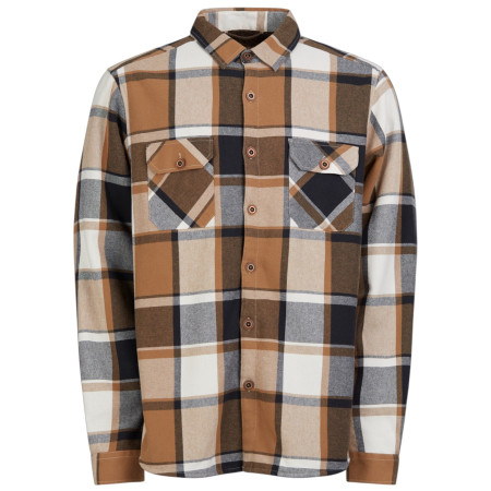 Мъжка риза Fundango Roddy Lined Shirt кафяв coffee