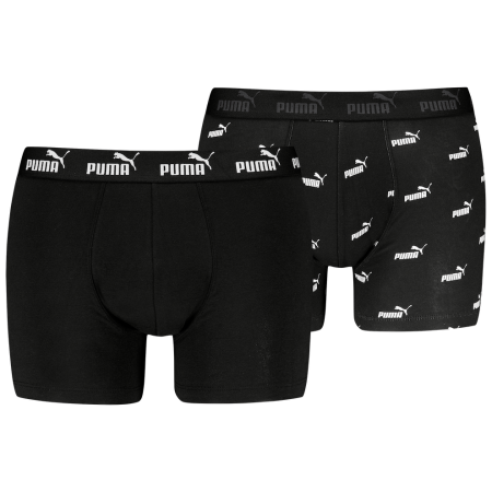 Мъжки боксерки Puma Elements Logo Print Boxers 2P