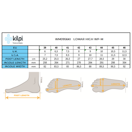 Мъжки обувки Kilpi Lomar High Wp-M