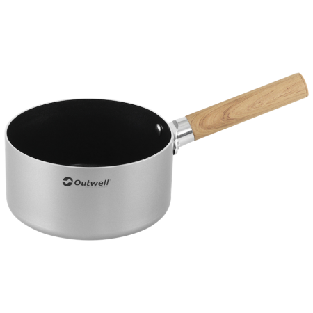 Тенджера Outwell Feast Ceramic Saucepan 1.5 L сребърен Black & Grey