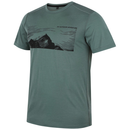 Мъжка тениска MOOA Merino Lyolite Highlander 150 Short