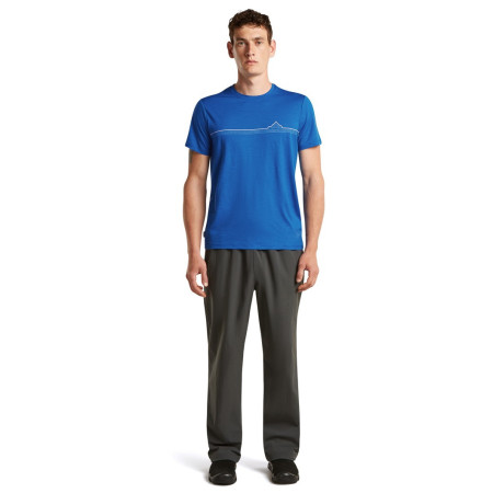 Мъжка тениска Icebreaker Men Merino 150 Tech Lite SS Tee Range Stripes