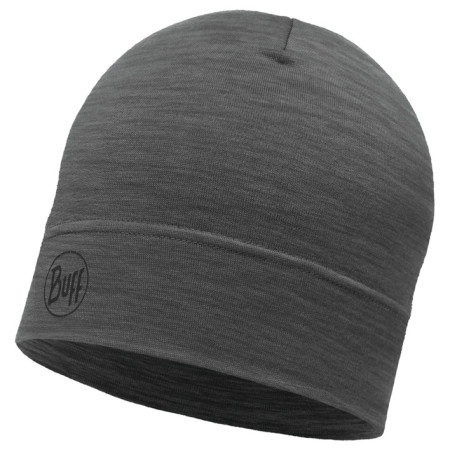 Шапка Buff Merino Lightweight Beanie сив SOLID GREY