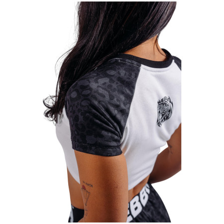 Дамска тениска Nebbia Crop Top Leopard '97 Primal