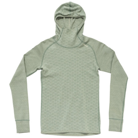 Дамска функционална блуза Devold Kvitegga Merino 230 Hoodie Wmn светло зелен RAW WHITE