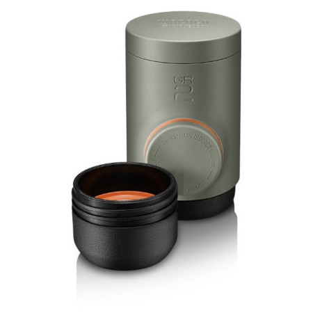 Туристическа кафемашина Wacaco Minipresso na mletou kávu сребърен šedá