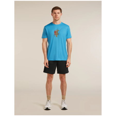 Функционална мъжка тениска Icebreaker Merino 150 Tech Lite SS Tee Bear Catch