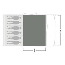 Килим за палатка Outwell Cozy Carpet Denver 6