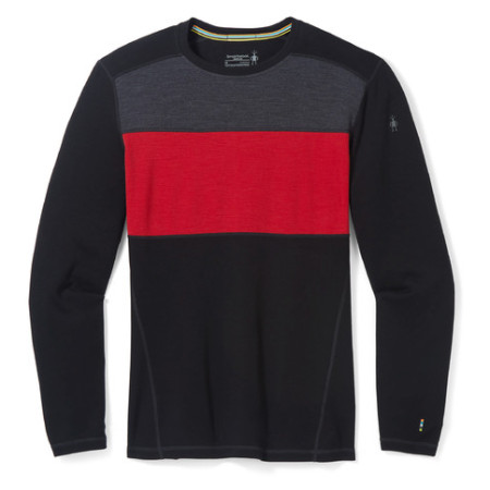 Функционална мъжка тениска  Smartwool M CLASSIC THERMAL MERINO BL COLORBLCK CB