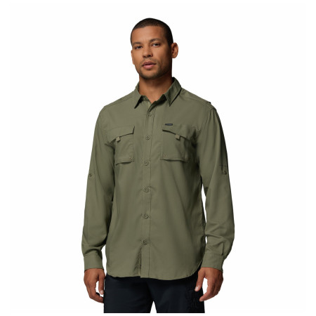 Мъжка риза Columbia Silver Ridge™ Utility II LS Shirt зелен Stone Green