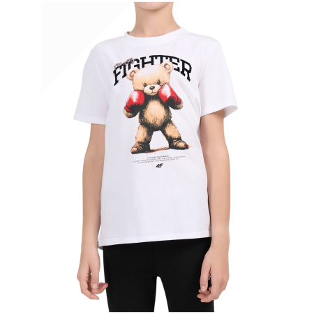 Детска тениска 4F Tshirt F3530 White бял White