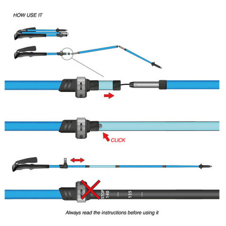Туристически щеки Fizan Ultrax Alu