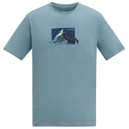 Мъжка тениска Regatta Fingal Stretch светло син Dusky Blue