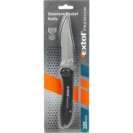 Нож Extol затварящ се от неръждаема стомана