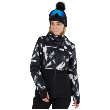 Дамско яке за ски Fundango Celine Allmountain Jacket черен/бял black injun