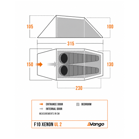 Свръх лека палатка Force Ten Xenon UL 2