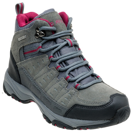 Дамски обувки Hi-Tec Lasado Mid WP Wo´s сив DarkGray/Black/DarkFuchsia
