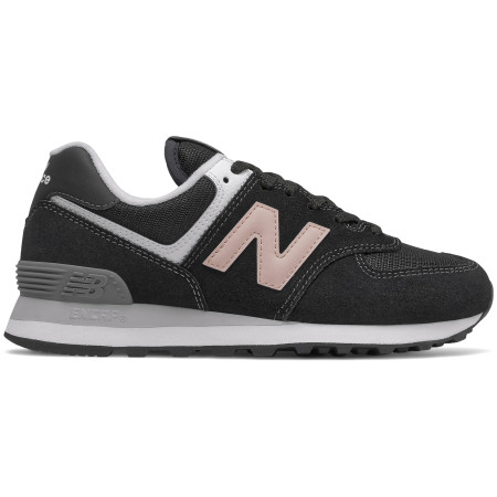 Дамски обувки New Balance WL574HB2 черно/розово Black