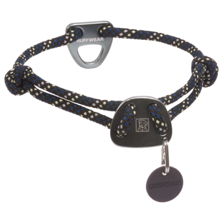 Нашийник за куче Ruffwear Knot-a-Collar™ черен Obsidian Black
