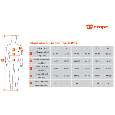 Мъжка колоездачна фланелка Etape Team