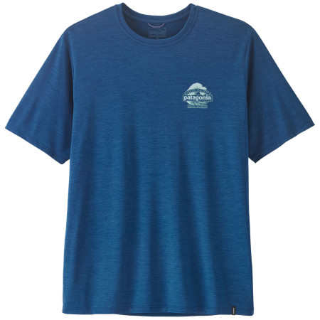 Мъжка тениска Patagonia Men's Capilene Cool Daily Shirt - Great Waves син Clement Blue - Light Clement Blue X-Dye